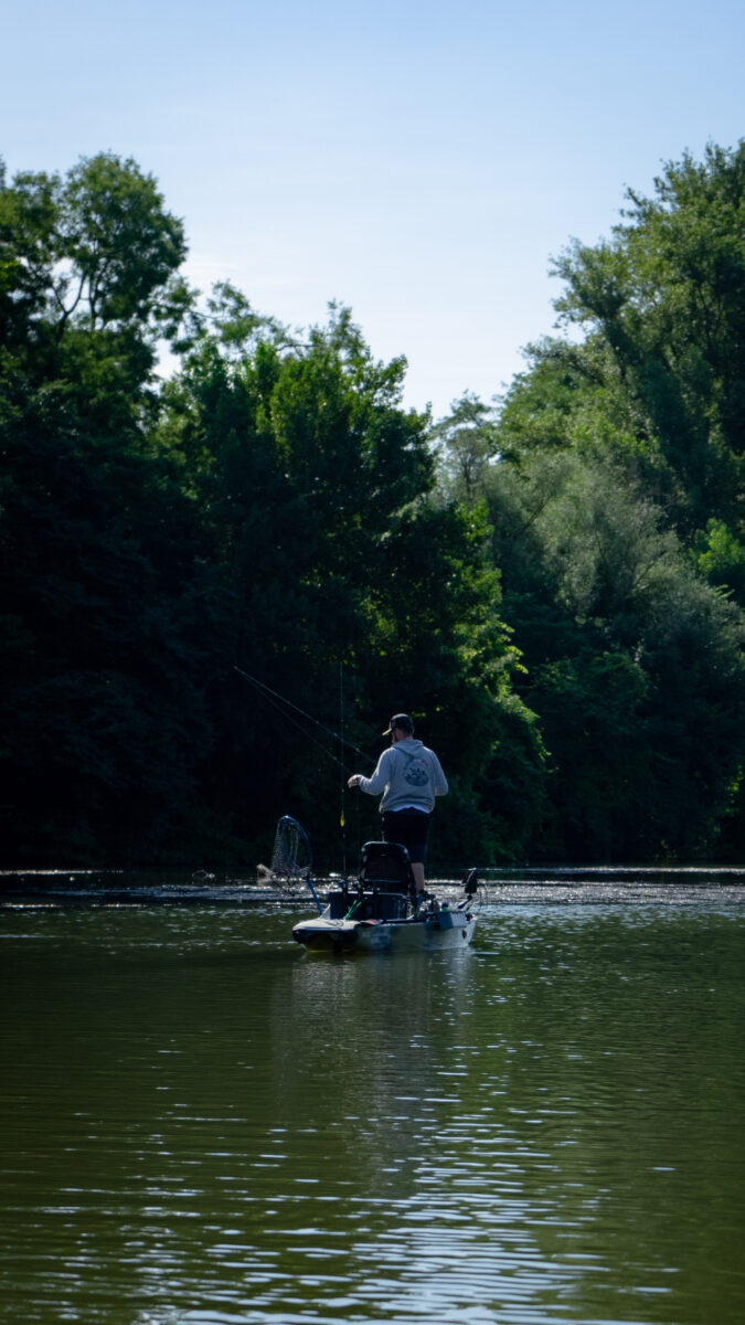 Pêche en kayak sur le lot